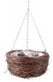 Kosz Doniczka wisząca brzoza brąz z łańcuszkiem TD050.F
