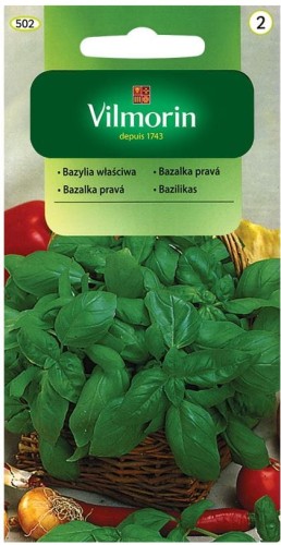 Bazylia właściwa - zioła VILMORIN 1g