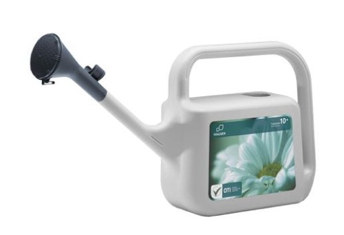 Konewka TRAPEZIUM Jasno Szara ergonomiczna DOMELO 10L