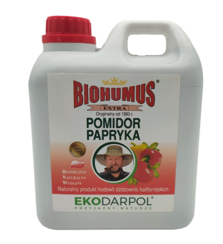 Nawóz płynny Pomidory i papryka BIOHUMUS 5L EKODARPOL