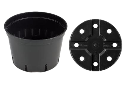 Doniczka produkcyjna, rozsadowa CZARNA 30cm 10L LBCZ