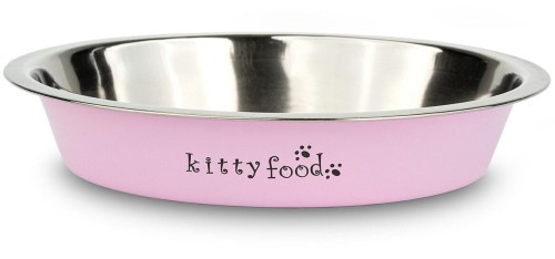 Miska ze stali nierdzewnje RÓŻOWA dla kota 15cm HAPPET  M129