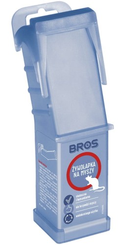 Żywołapka na myszy bezpieczna pułapka BROS plastikowa 1szt