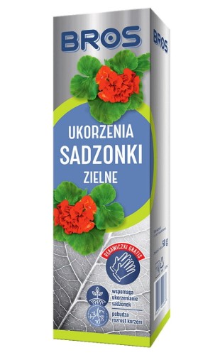 Ukorzeniacz do sadzonek zielonych + rękawiczki BROS 50g