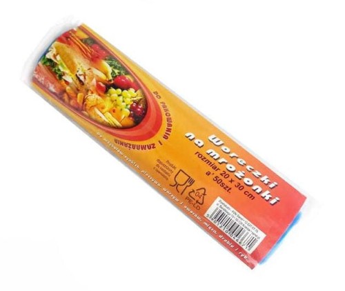 Woreczki na mrożonki 20x30 1,5L 50szt SANEL