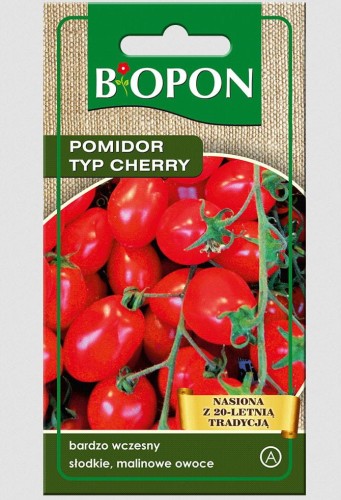 Pomidor malinowy kapturek typu Cherry BIOPON 0,1 g