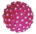 Piłka zabawka 72mm wypustki RÓŻOWA Happet Z765