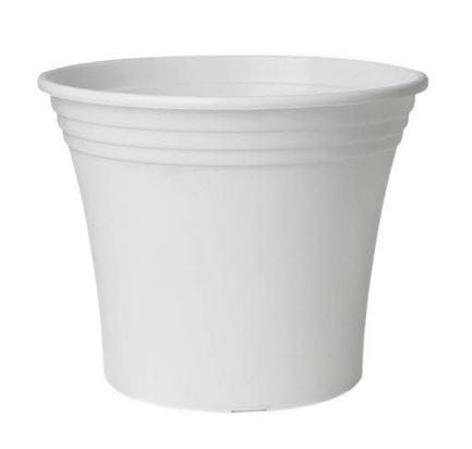 Doniczka plastikowa Irys BIAŁA 15cm