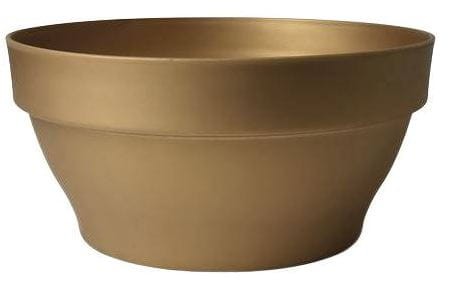 Miska Lawenda 30cm ZŁOTA plastikowa Z RANTEM