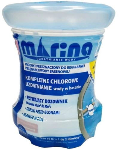 Pływający dozownik do basenu uzdatniający wodę 750g MARINA