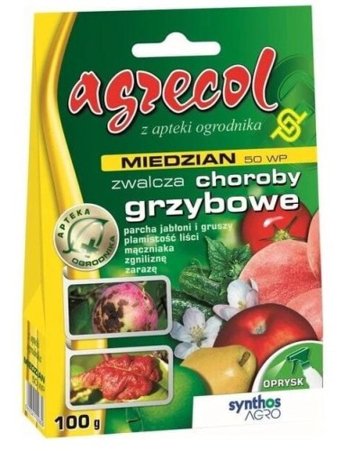 Miedzian 50WP Grzybobójczy 100g AGRECOL