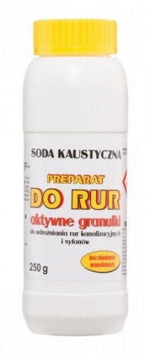 Preparat do udrożniania rur SODA KAUSTYCZNA gran. 250g ARA