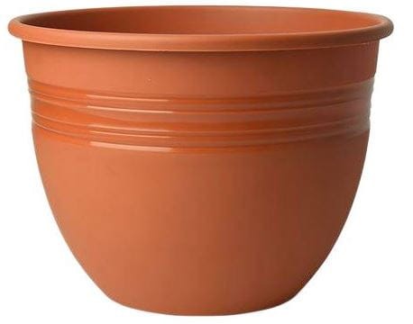 Doniczka Baryłka plastikowa TRWAŁA 25cm TERAKOTA