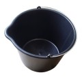 Wiadro budowlane plastikowe czarne 12L
