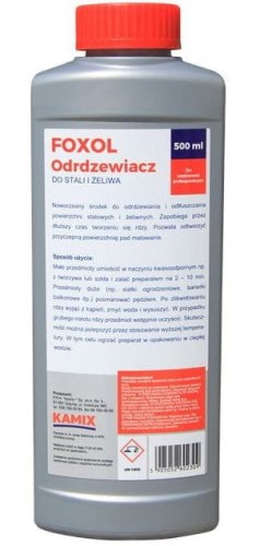 Płyn FOXOL 500ML ODRDZEWIACZ