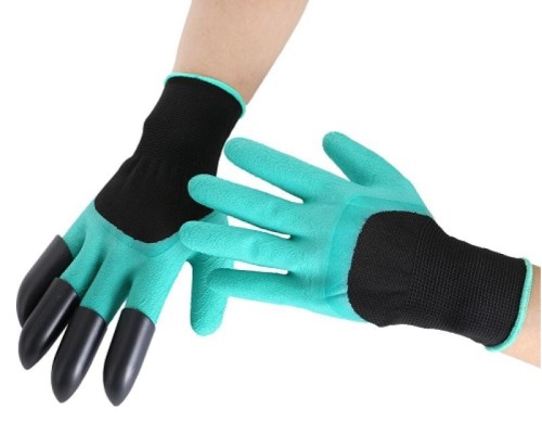 Rękawice ogrodowe z PAZURAMI uniwersalne unisex 1 para