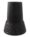 Flakon wazon AŻUROWY cmentarny 12/25cm GRAFIT