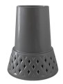 Flakon wazon AŻUROWY cmentarny 12/25cm SREBRNY