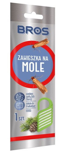 Zawieszka cedrowa zwalcza mole, jaja i larwy BROS