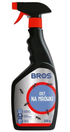Spray 007 na mrówki likwiduje gniazda mrówek BROS 500ml