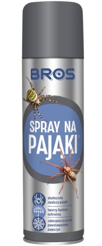 Spray na pająki zwalcza i chroni przed kolejną inwazją BROS 250ml