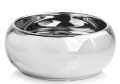 Doniczka osłonka ceramiczna MISA srebrna 14cm