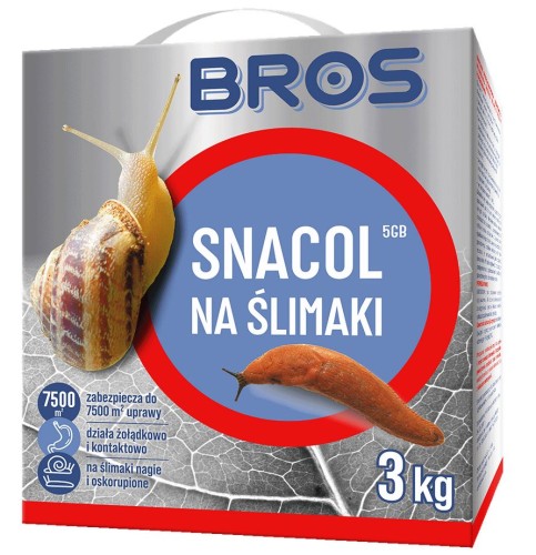 Snacol 05 na ślimaki GB granulki BROS 3kg