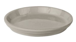 Podstawka ceramiczna GLAZED mrozoodporna KREMOWA 30cm