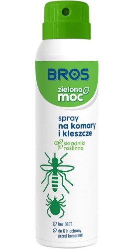 Spray na komary i kleszcze Zielona Moc BROS 90ml