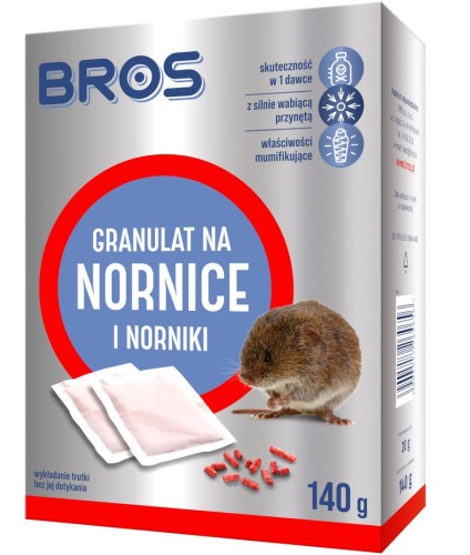NORNIT Saszetka z granulatem na gryzonie 140g BROS