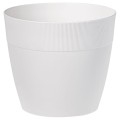 Doniczka plastikowa DORIS 17cm BIAŁA