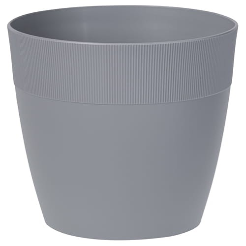 Doniczka plastikowa DORIS 13cm SZARA