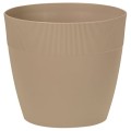 Doniczka plastikowa DORIS 13cm CAPPUCCINO