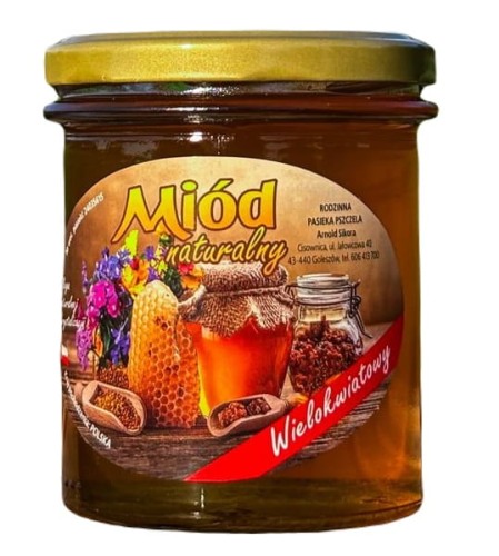 Miód Wielokwiatowy 400g RODZINNA PASIEKA SIKORA