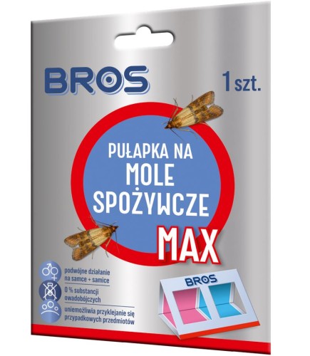 Pułapka monitorująca na mole spożywcze MAX na samce i samice BROS
