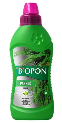 Nawóz płynny do paproci BIOPON 0,5L