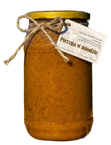 Pierzga w miodzie 1100g RODZINNA PASIEKA SIKORA