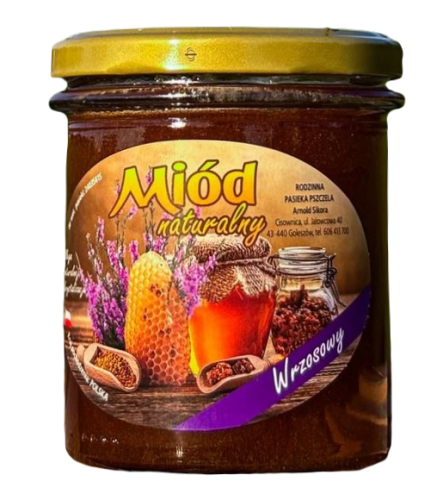 Miód wrzosowy 400g RODZINNA PASIEKA SIKORA