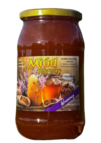 Miód wrzosowy 1100g RODZINNA PASIEKA SIKORA