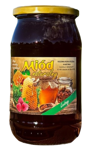 Miód LEŚNY 1200g RODZINNA PASIEKA SIKORA