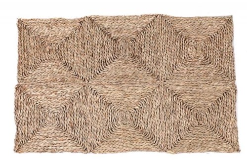 Dywan MATA PROSTOKĄTNA z trawy morskiej 60x120cm 