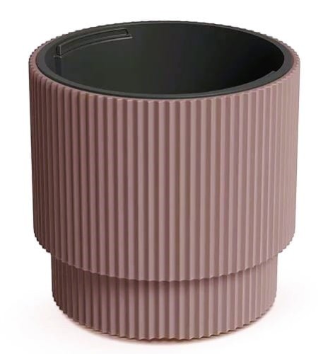 Doniczka Milly RÓŻOWA marsala 40cm DBMIN400 +wkład PROSPERPLAST