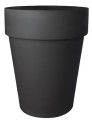 Doniczka plastikowa Sekwoja SMUKŁA palmówka 38cm GRAFIT czarny