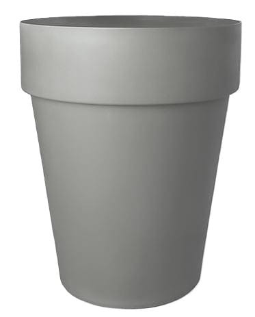 Doniczka plastikowa Sekwoja SMUKŁA palmówka 38cm SZARA beton
