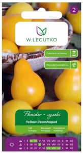 Pomidor wysoki Yellow Pearshaped Żółty LEGUTKO