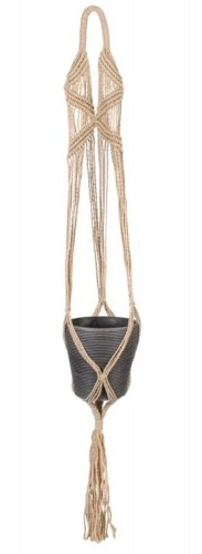 Makrama na doniczkę ze sznurka bawełnianego KWIETNIK WISZĄCY nr 21 