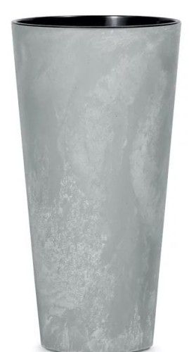 Doniczka Tubus Slim wysoka TARASOWA  57cm Effect DTUS300E beton plastikowa PROSPERPLAST
