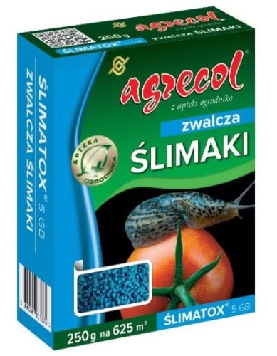 ŚLIMATOX 5 GB granulat 250g zwalcza ślimaki AGRECOL
