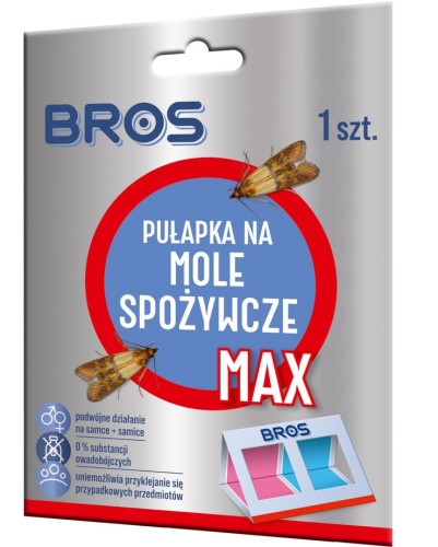Pułapka monitorująca na mole spożywcze MAX na samce i samice BROS 