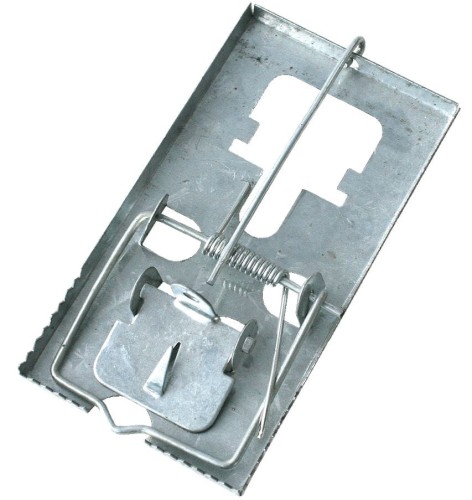 Łapka na myszy TRADYCYJNA myszołapka metalowa BROS